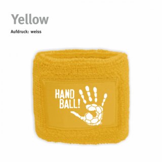 Schweiarmband Handball!-Collection yellow