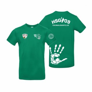HSG09 Basic T-Shirt Unisex kelly green/wei