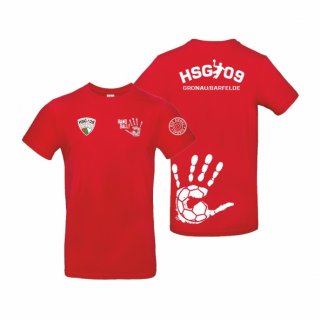 HSG09 Basic T-Shirt Unisex rot/wei