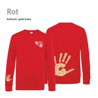 Sweater Handball!-Collection Unisex rot