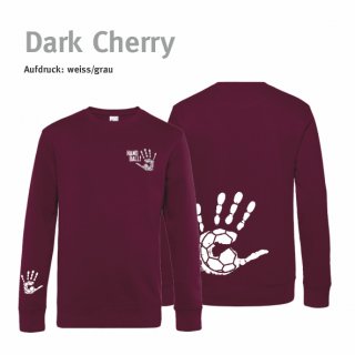 Sweater Handball!-Collection Unisex dark cherry