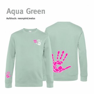 Sweater Handball!-Collection Unisex aqua green