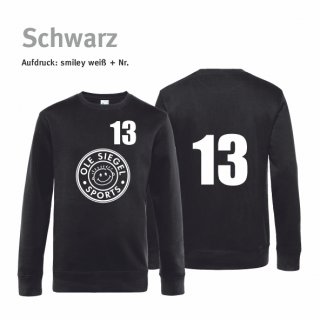 Smiley Torwart Sweater schwarz/wei