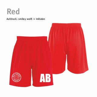 Smiley Trainer Short red/wei