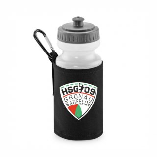 <-neu-> HSG09 Basic Trinkflasche mit Halter black
