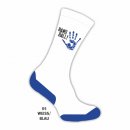 Socke Handball-Collection weiss/blau